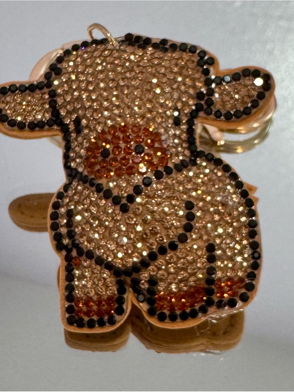 New Brown Highland Cow Keychain/Bag Charm